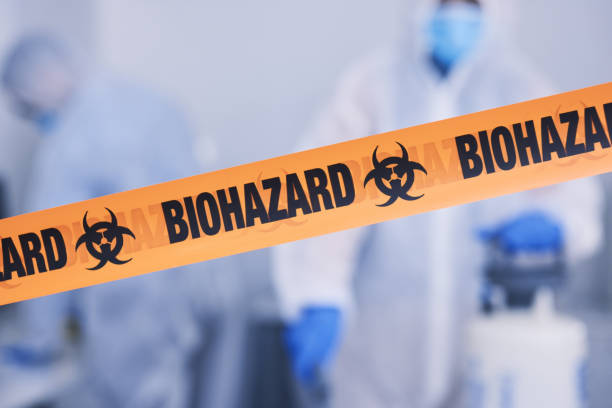 Professional Drug Lab Cleanup technician working in Fenwick, MI